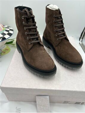Men’s JIMMY choo brown suede Denver boots size 42.5/9 US made in Italy
